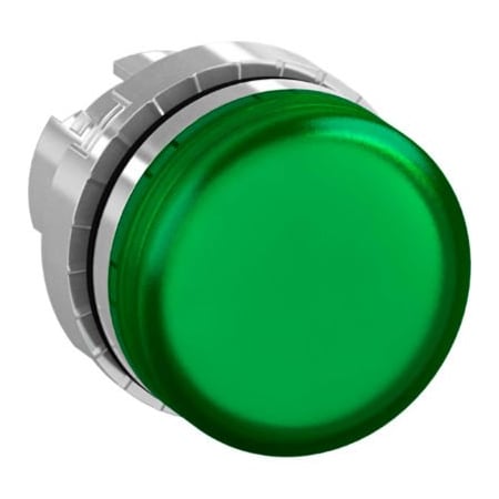 Springer Controls Co ABB Pilot Light Operator, 22mm, Green P9M-LVD